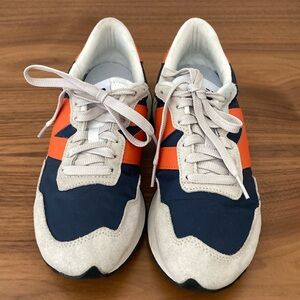 New Balance Style 237 Women’s Running Shoes (Size 8.5) - Navy, Orange and Gray